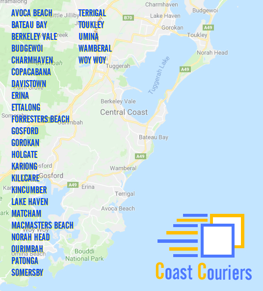 Coast Couriers Central Coast NSW